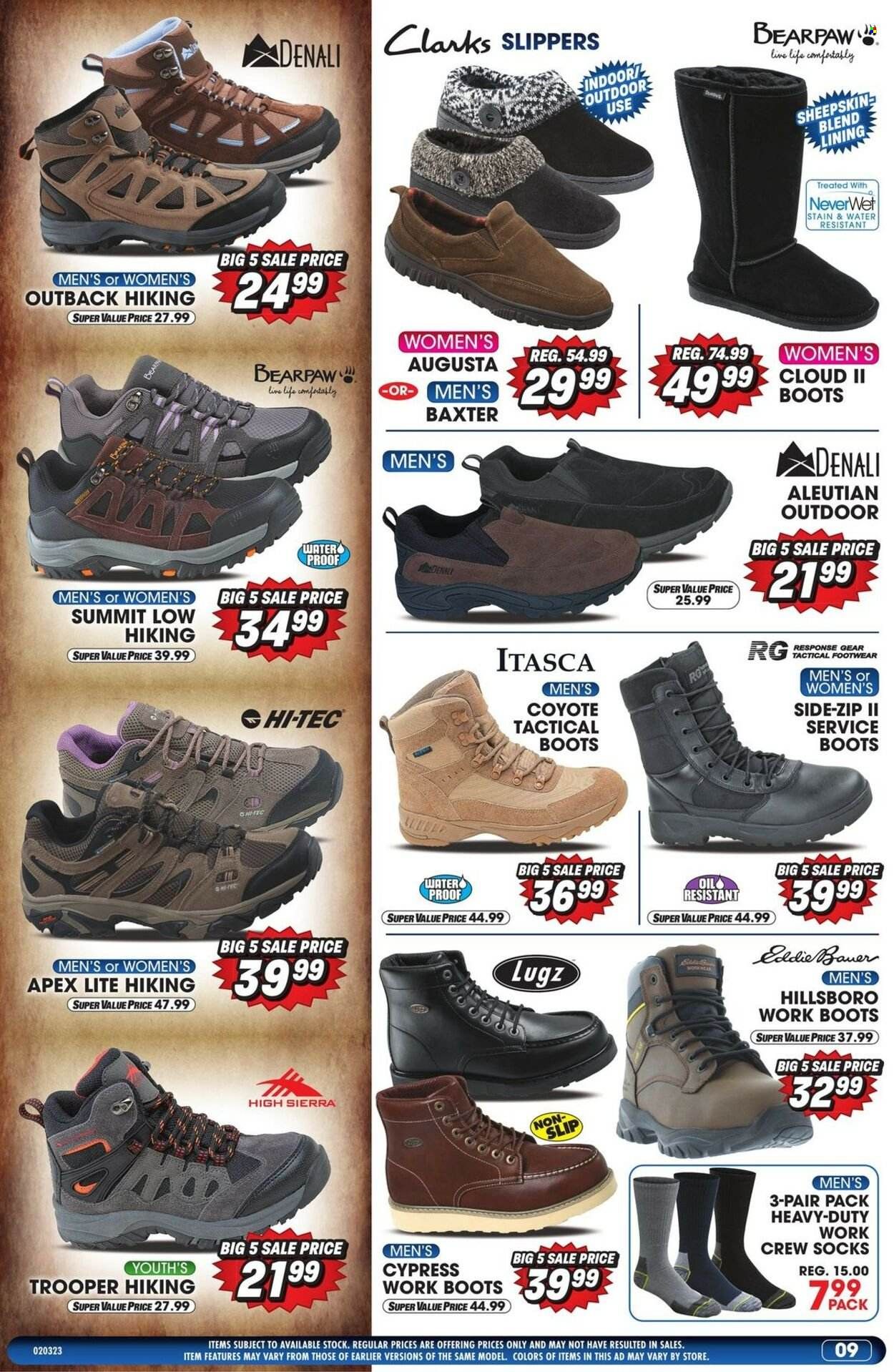 Big 5 (AZ, CA, CO, ID, NM, OR, UT, WA) Weekly Ad Flyer Specials February 3 to February 9, 2023