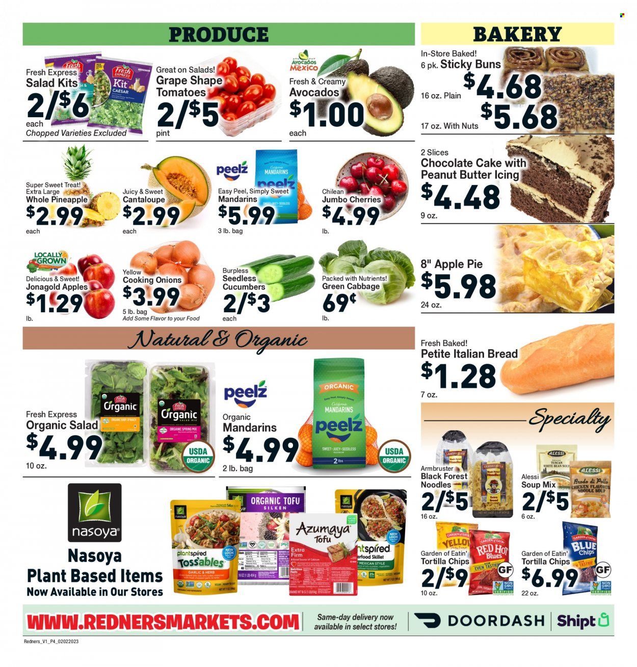 Redner's Markets (DE, MD, PA) Weekly Ad Flyer Specials February 2 to February 8, 2023