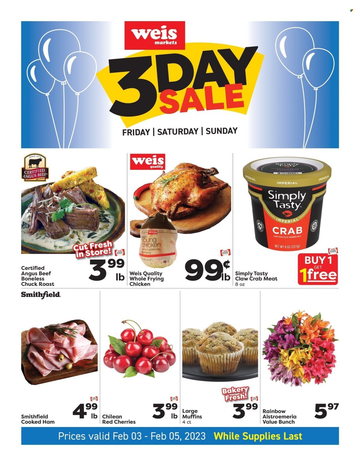 Weis (MD, NY, PA) Weekly Ad Flyer Specials February 3 to February 5, 2023