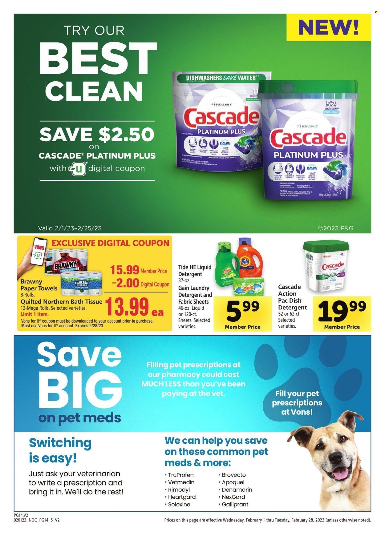 Vons (CA) Weekly Ad Flyer Specials February 1 to February 28, 2023
