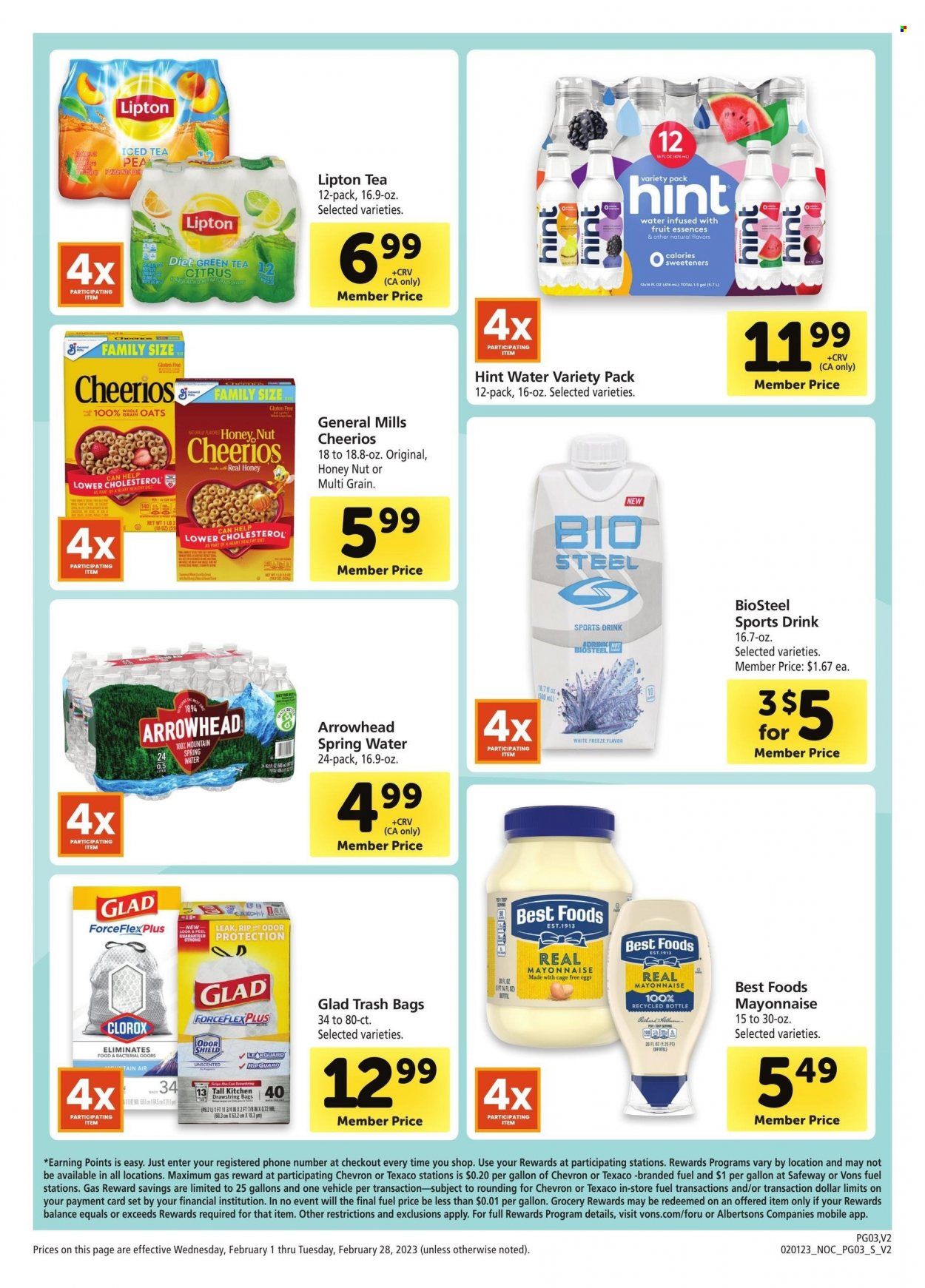 Vons (CA) Weekly Ad Flyer Specials February 1 to February 28, 2023