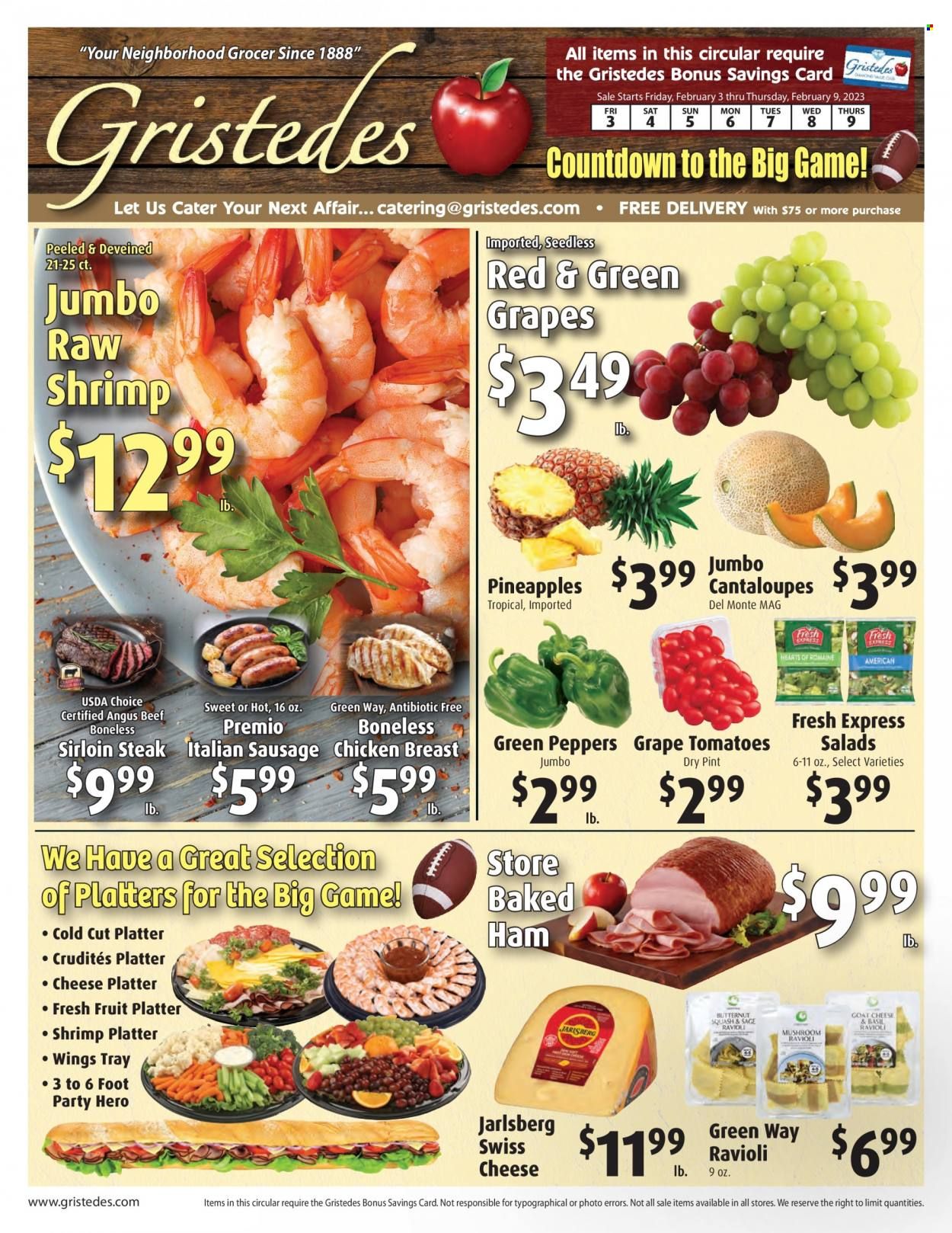 Gristedes (NY) Weekly Ad Flyer Specials February 3 to February 9, 2023
