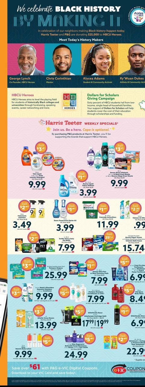 Harris Teeter Weekly Ad Flyer Specials February 1 to February 7, 2023