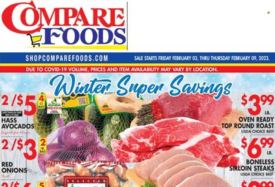 Compare Foods (CT, MD, NC, NJ, NY, RI) Weekly Ad Flyer Specials February 3 to February 9, 2023