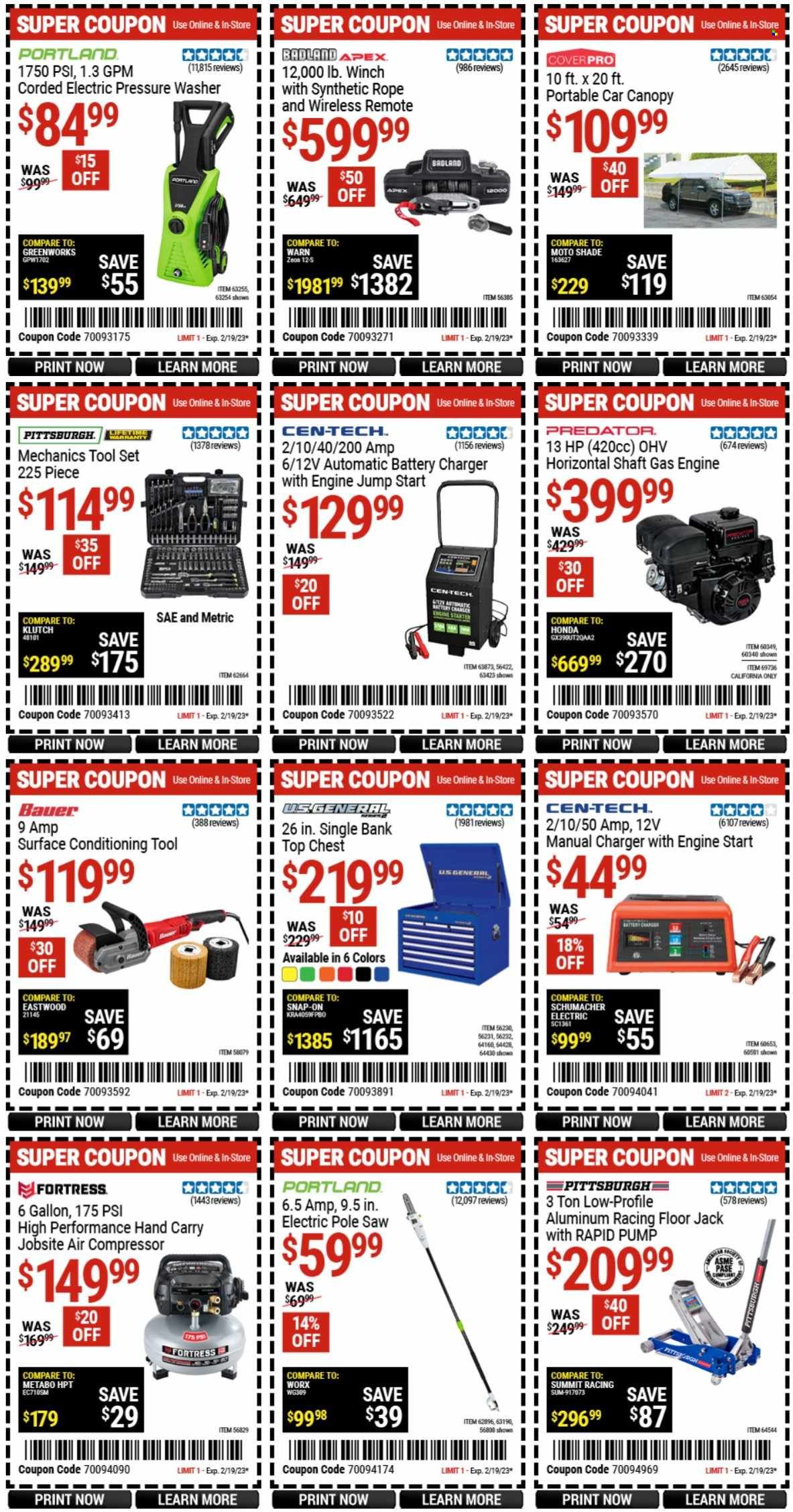 Harbor Freight Weekly Ad Flyer Specials February 6 to February 19, 2023