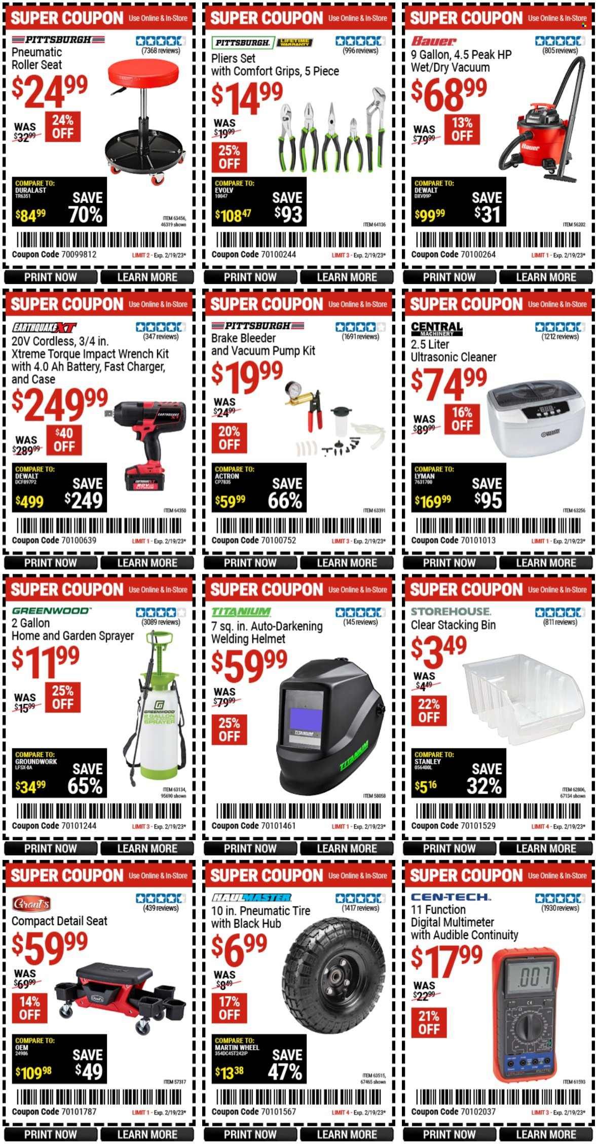 Harbor Freight Weekly Ad Flyer Specials February 6 to February 19, 2023