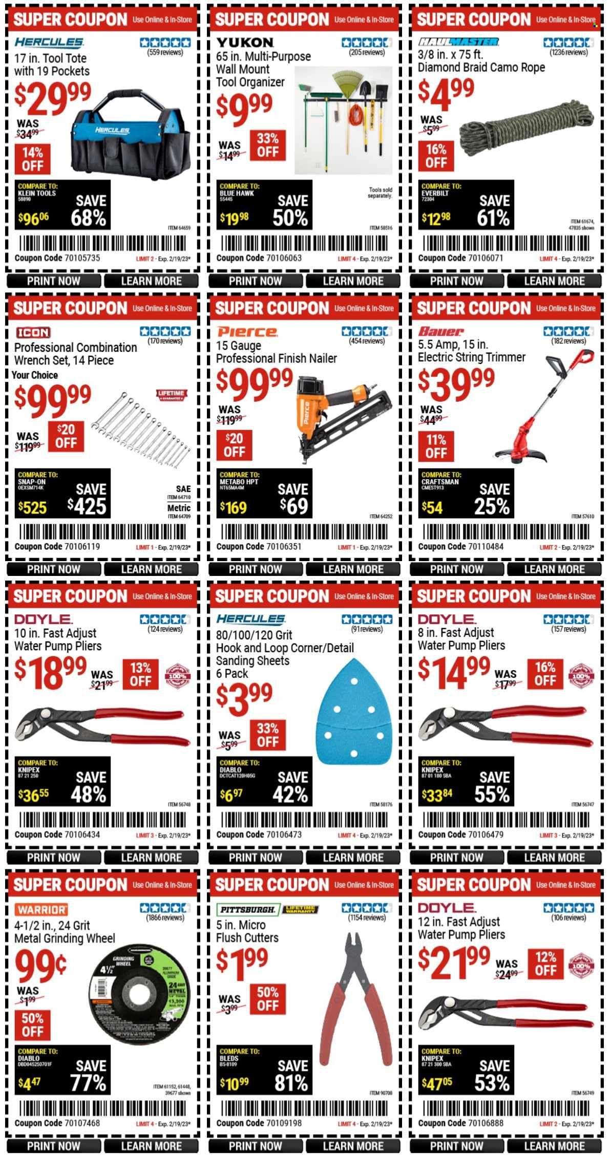 Harbor Freight Weekly Ad Flyer Specials February 6 to February 19, 2023