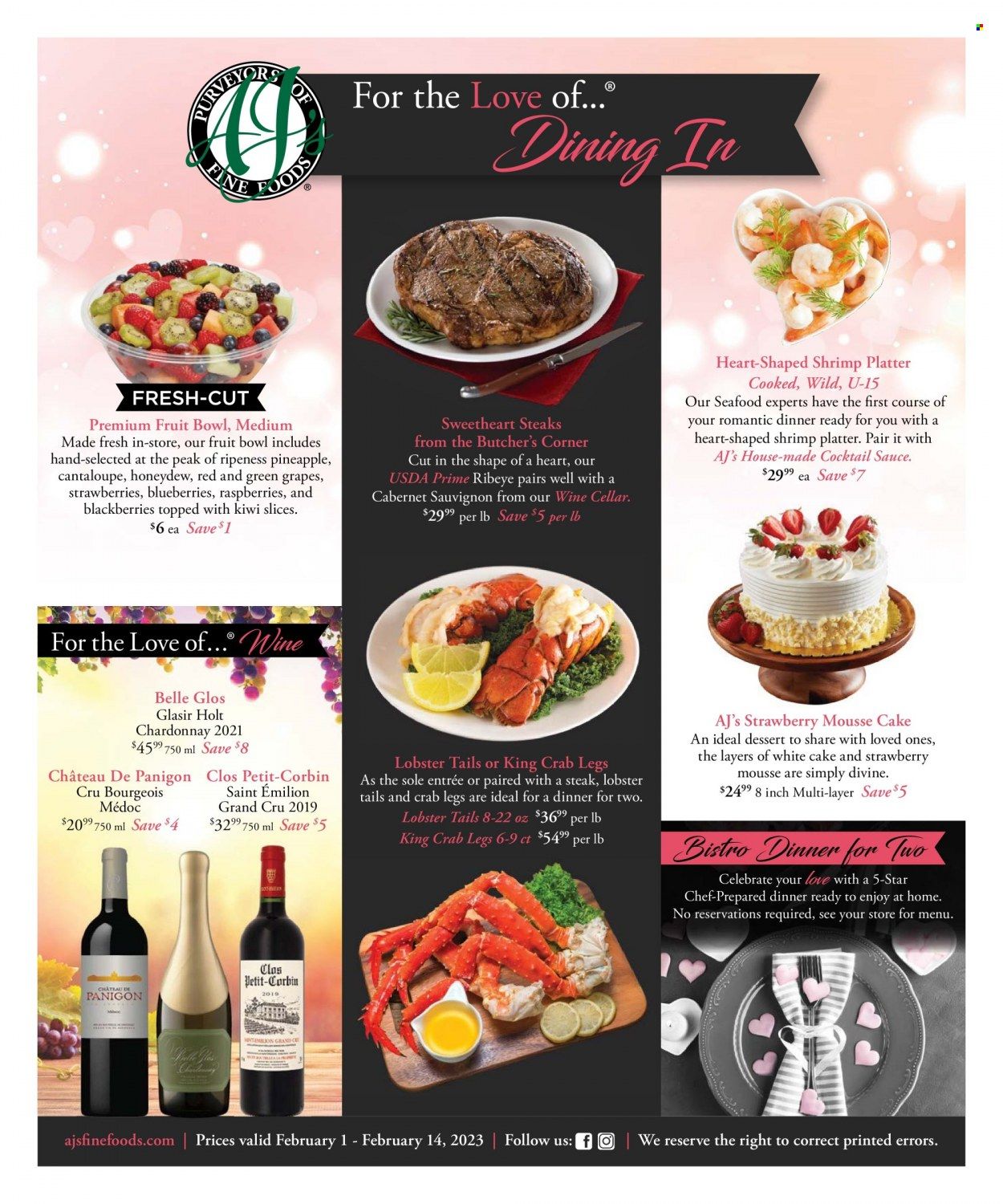 AJ's Fine Foods (AZ) Weekly Ad Flyer Specials February 1 to February 14, 2023