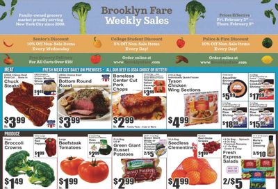 Brooklyn Fare (NY) Weekly Ad Flyer Specials February 3 to February 9, 2023