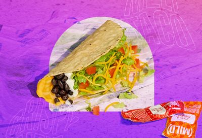 Get a Free Black Bean Crispy Melt Taco with a $10+ In-app Order at Taco Bell: A Rewards Member Exclusive