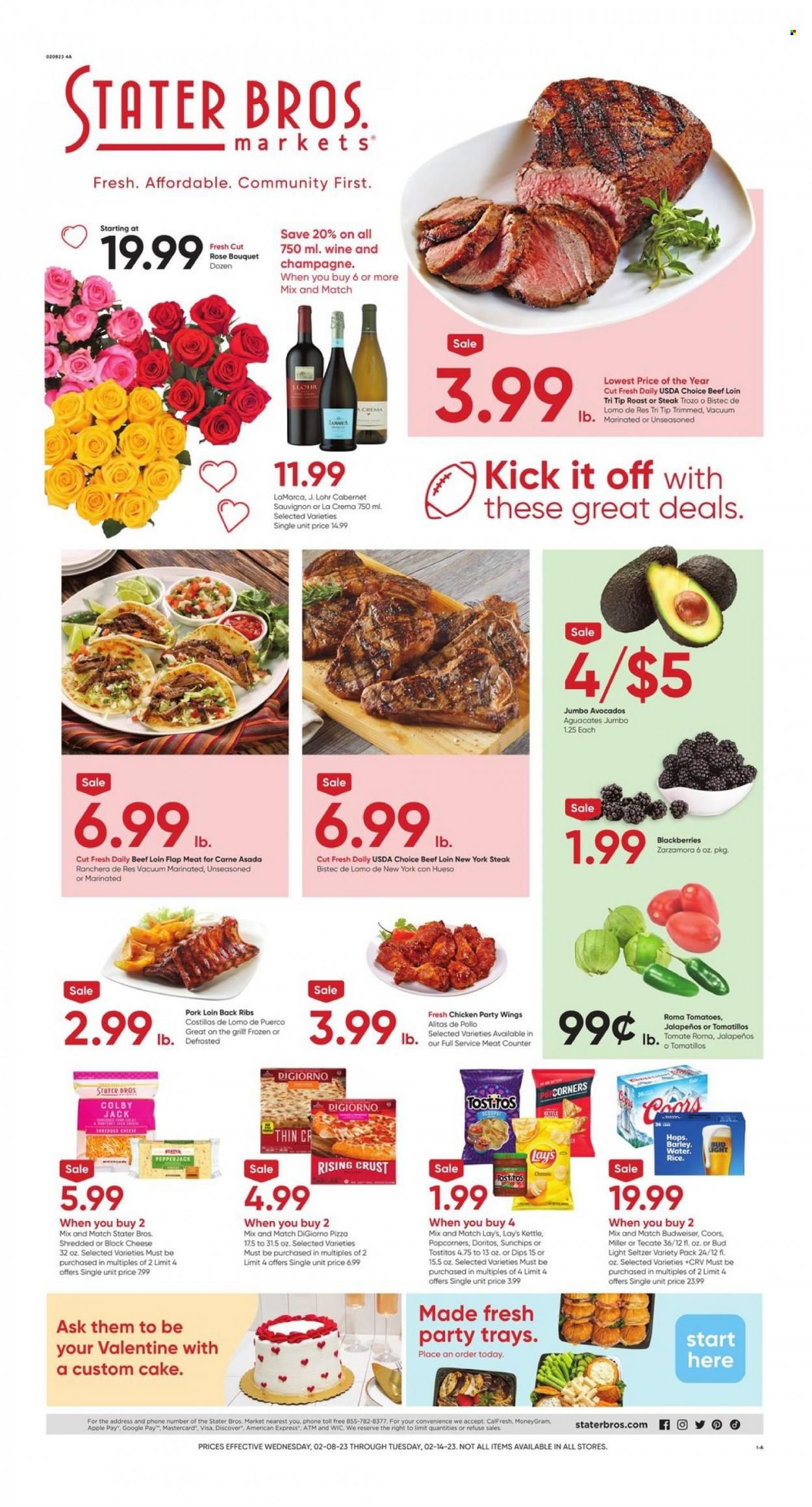 Stater Bros. (CA) Weekly Ad Flyer Specials February 8 to February 14, 2023