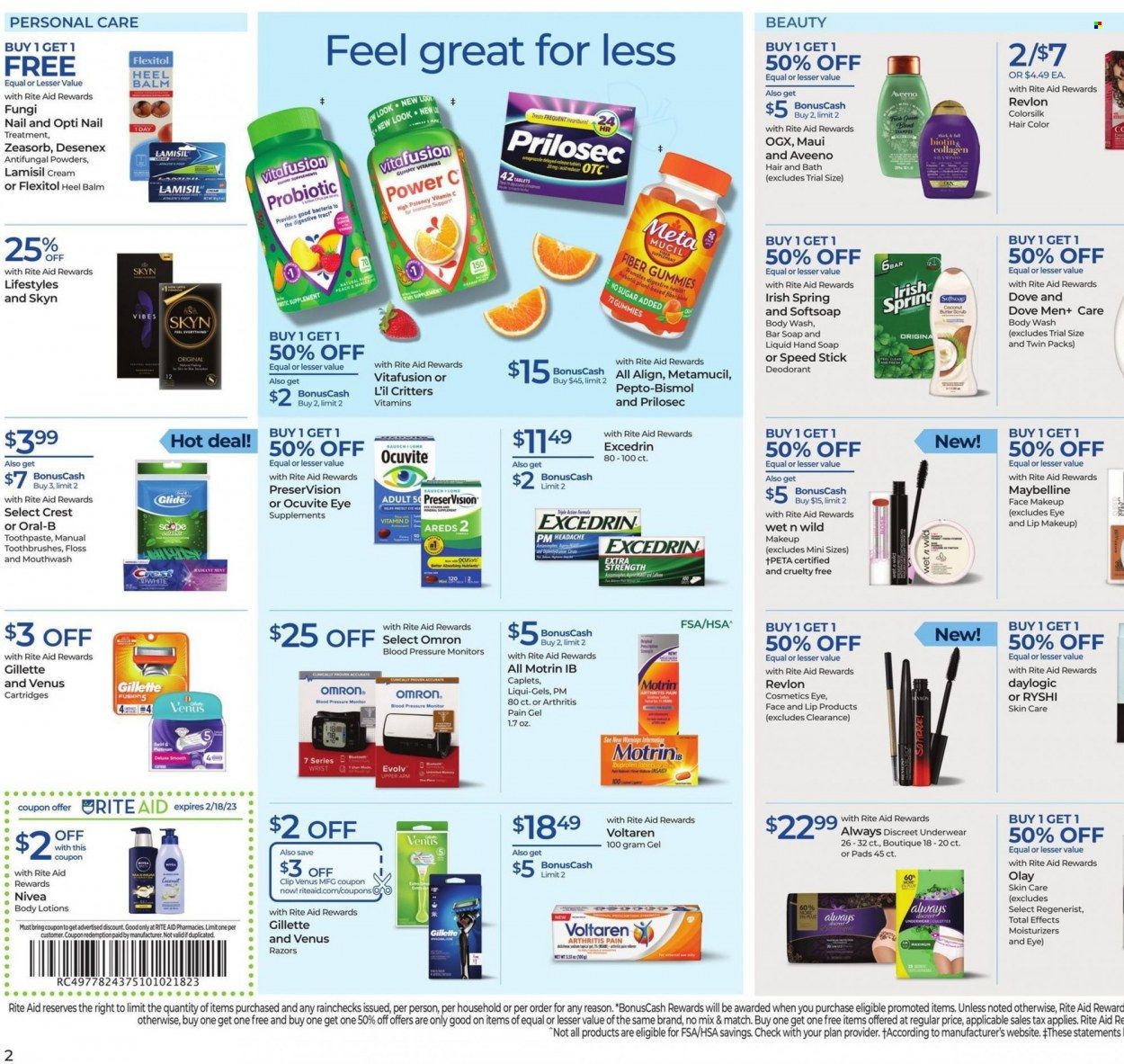 RITE AID Weekly Ad Flyer Specials February 12 to February 18, 2023