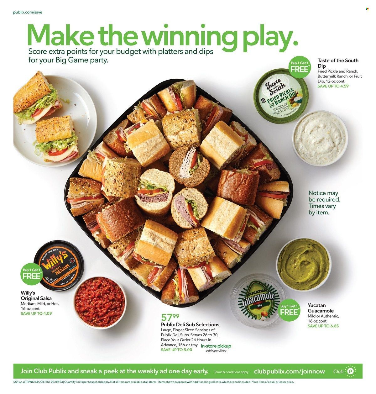 Publix (AL, FL, GA, NC, SC, TN) Weekly Ad Flyer Specials February 9 to February 15, 2023