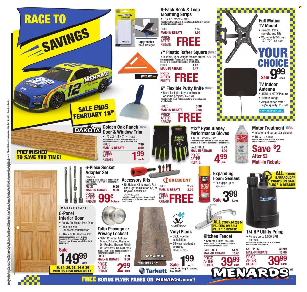 Menards (ND) Weekly Ad Flyer Specials February 8 to February 18, 2023