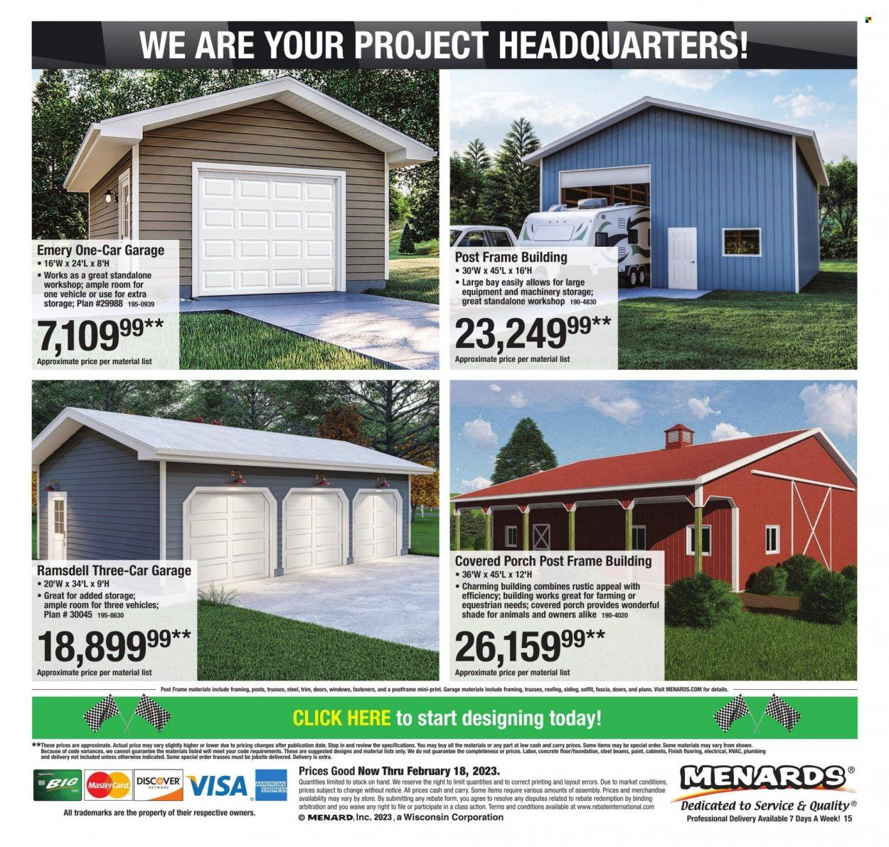 Menards (NE, WY) Weekly Ad Flyer Specials February 8 to February 18, 2023