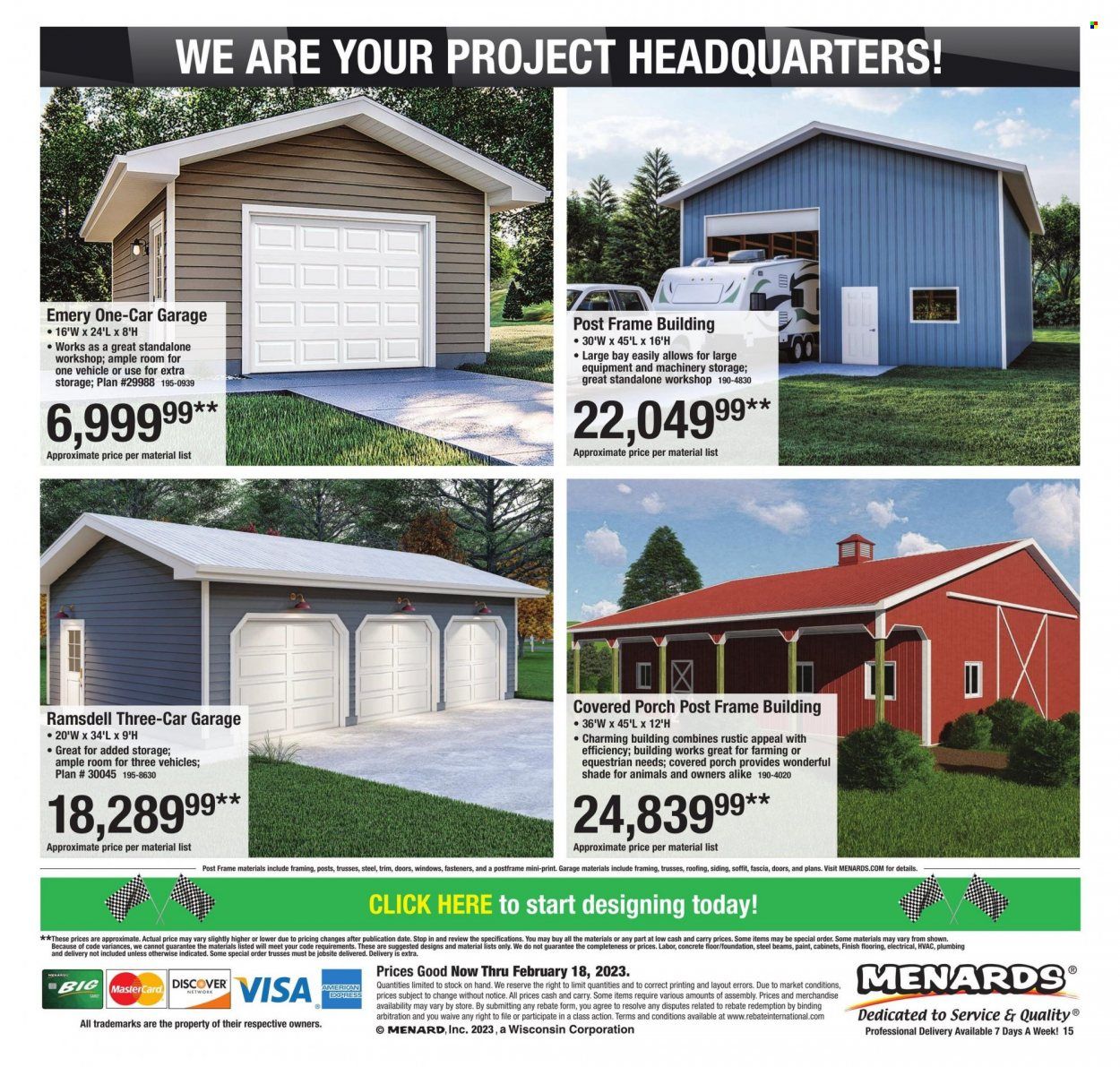 Menards (OH) Weekly Ad Flyer Specials February 8 to February 18, 2023