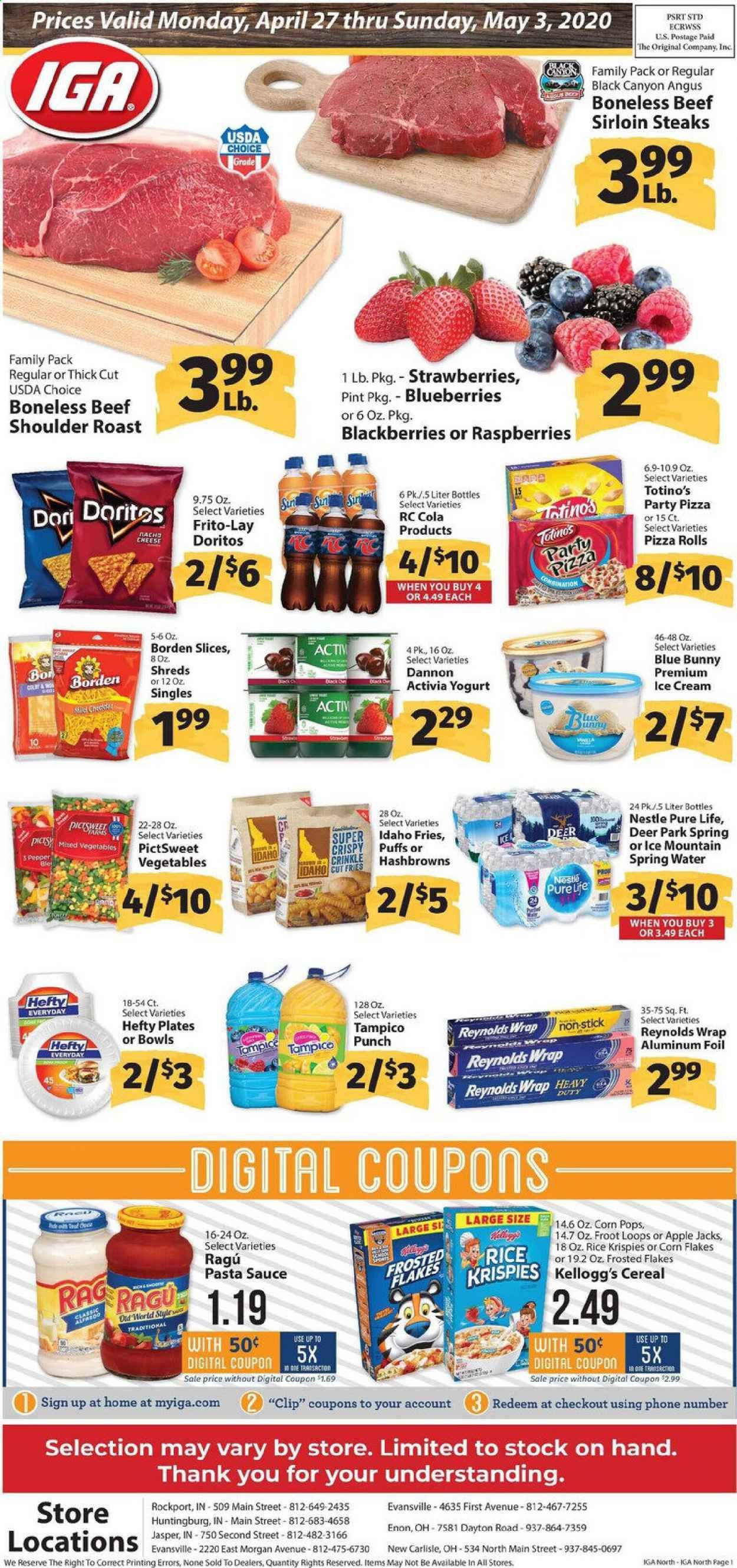 IGA (Indiana) Weekly Ad & Flyer April 27 to May 3