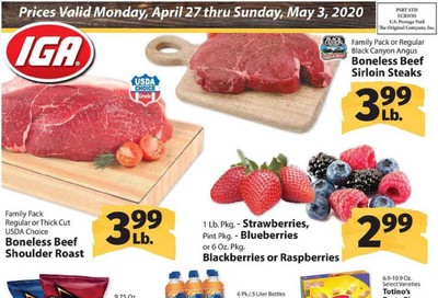 IGA (Indiana) Weekly Ad & Flyer April 27 to May 3