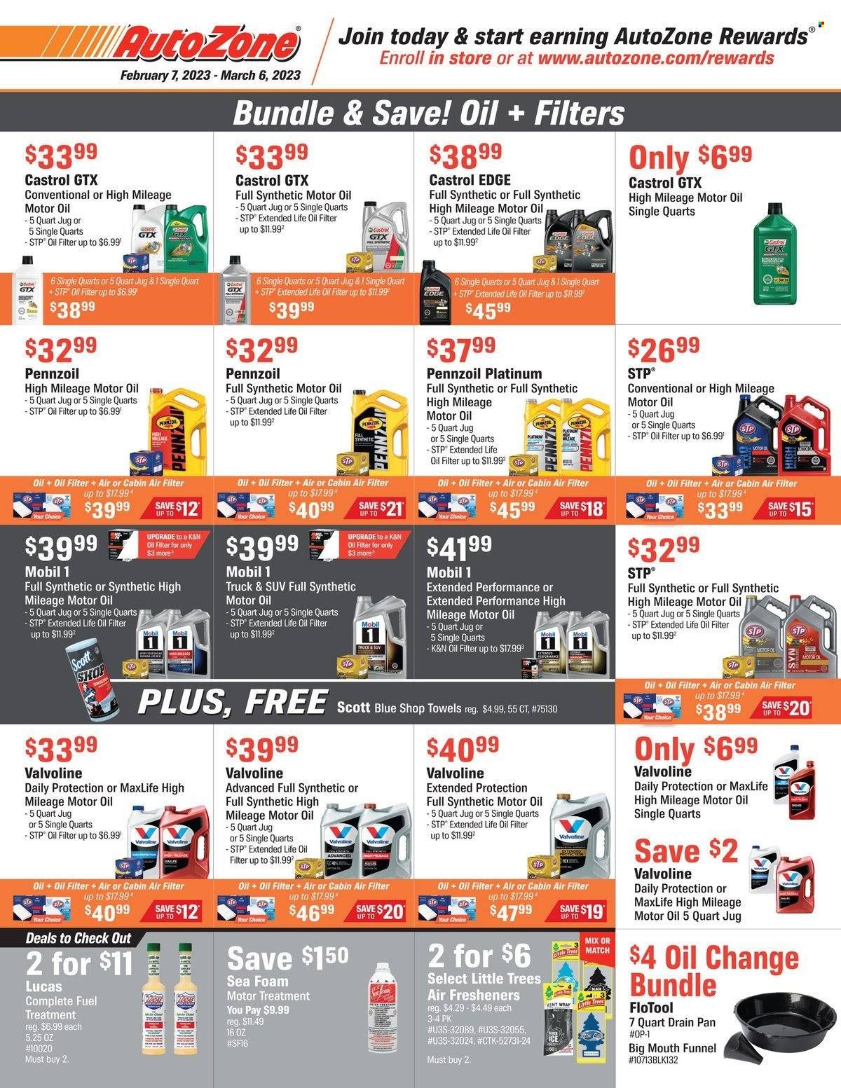 Autozone Weekly Ad Flyer Specials February 7 to March 6, 2023