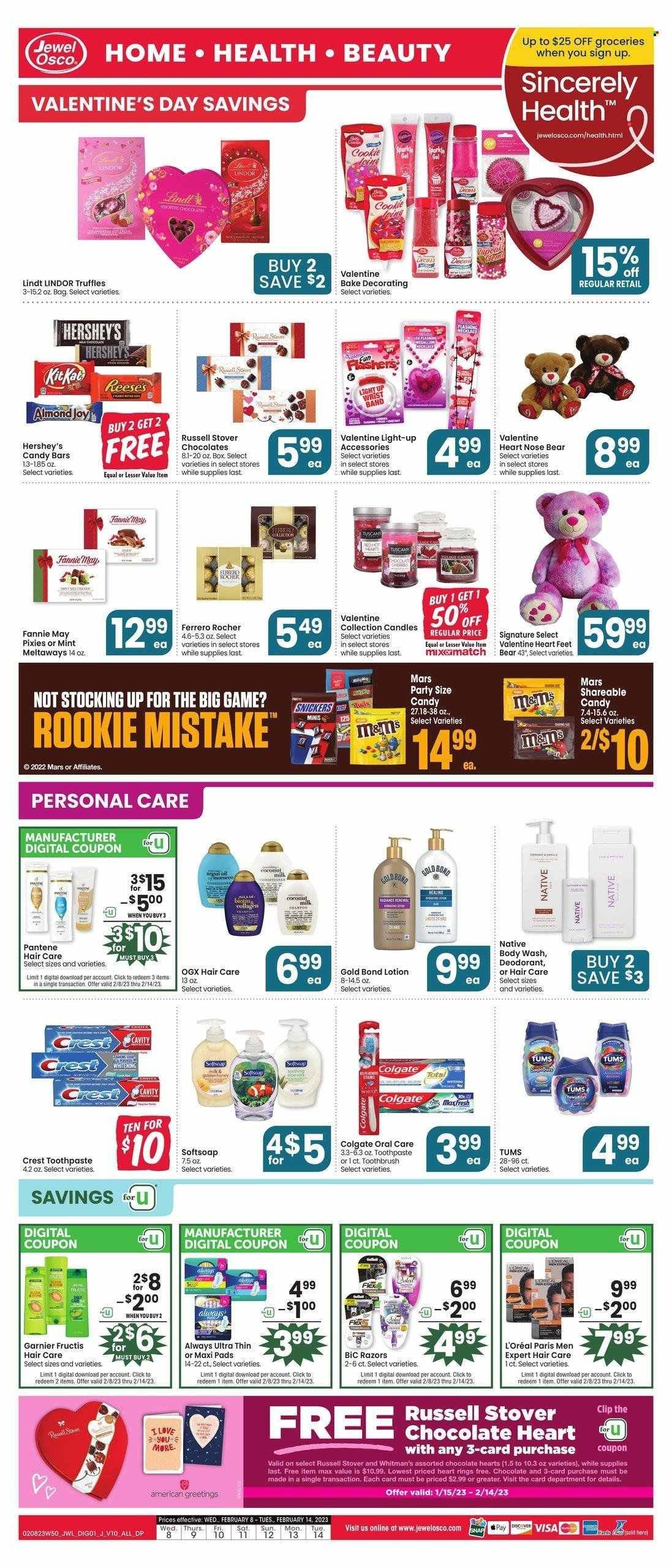 Jewel Osco (IL, IN) Weekly Ad Flyer Specials February 8 to February 14, 2023