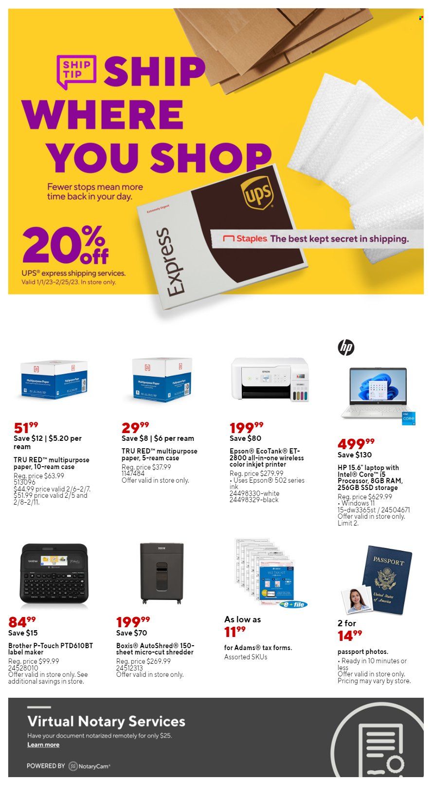 Staples Weekly Ad Flyer Specials February 12 to February 18, 2023