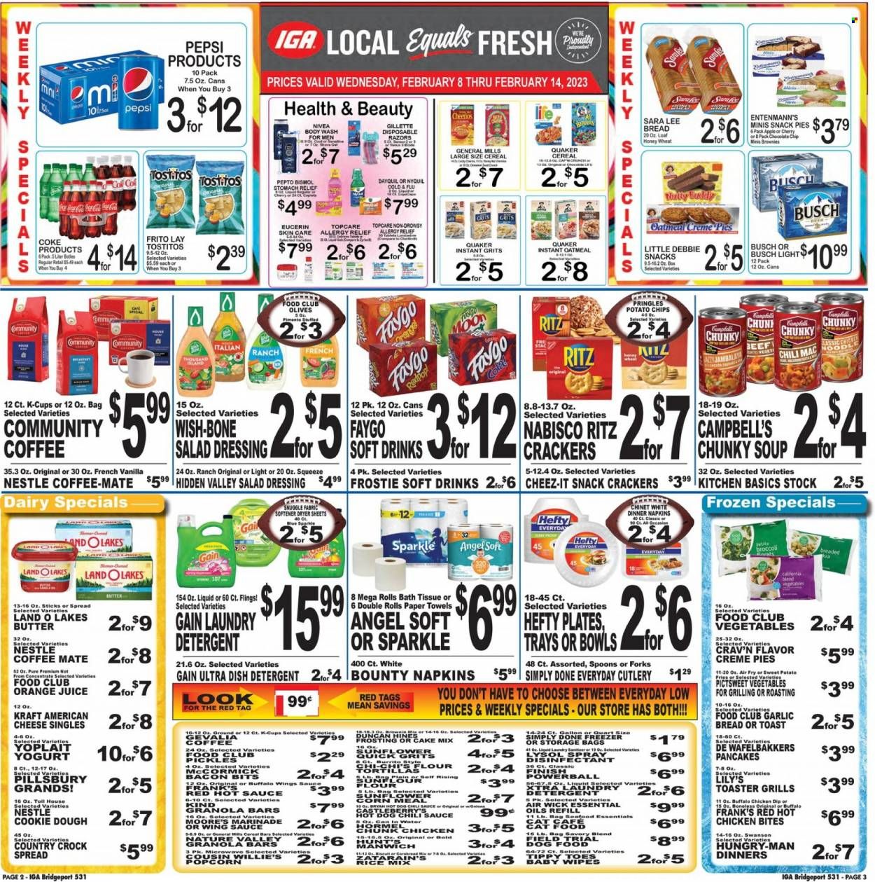 IGA (50) Weekly Ad Flyer Specials February 8 to February 14, 2023