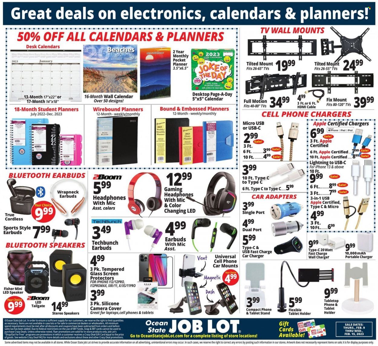 Ocean State Job Lot (CT, MA, ME, NH, NJ, NY, RI, VT) Weekly Ad Flyer Specials February 9 to February 15, 2023