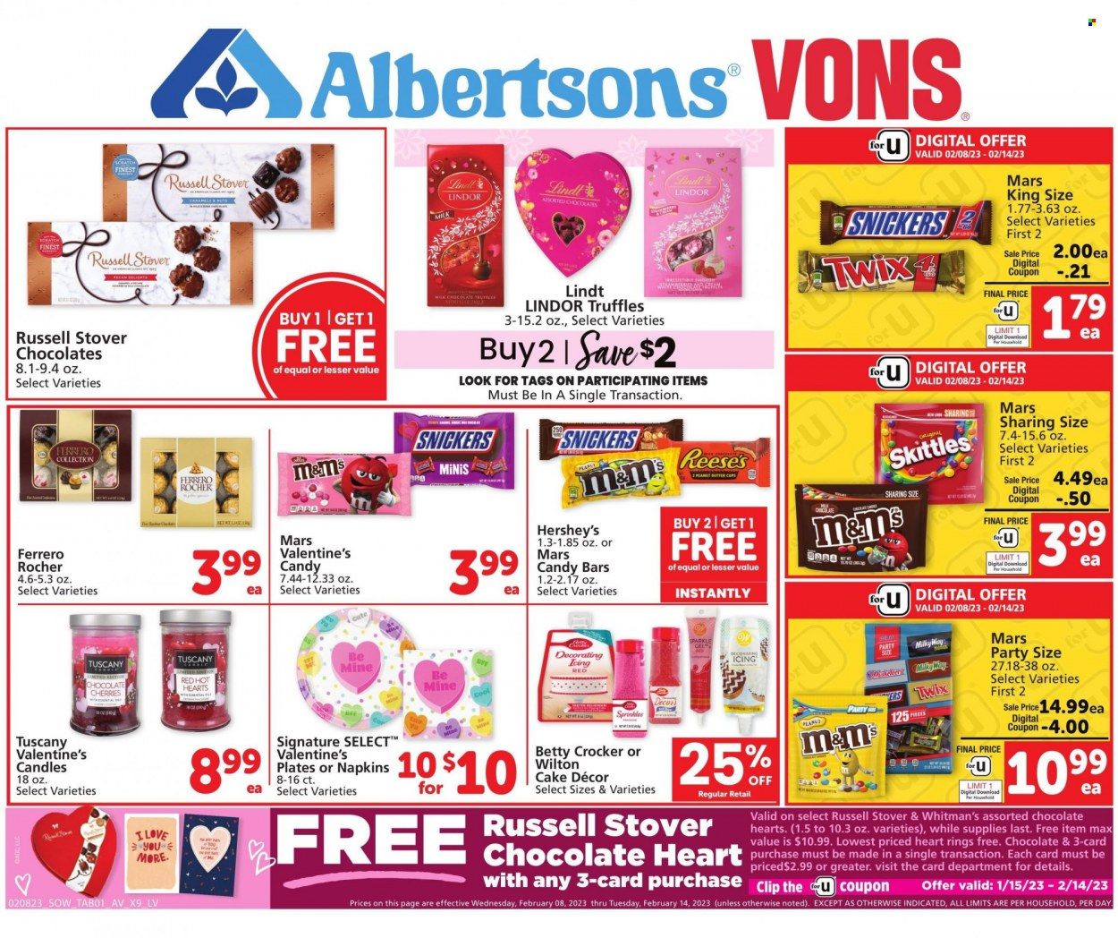 Vons (NV) Weekly Ad Flyer Specials February 8 to February 14, 2023