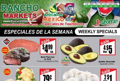 Rancho Markets (UT) Weekly Ad Flyer Specials February 7 to February 13, 2023