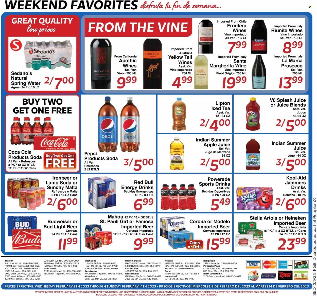 Sedano's (FL) Weekly Ad Flyer Specials February 8 to February 14, 2023