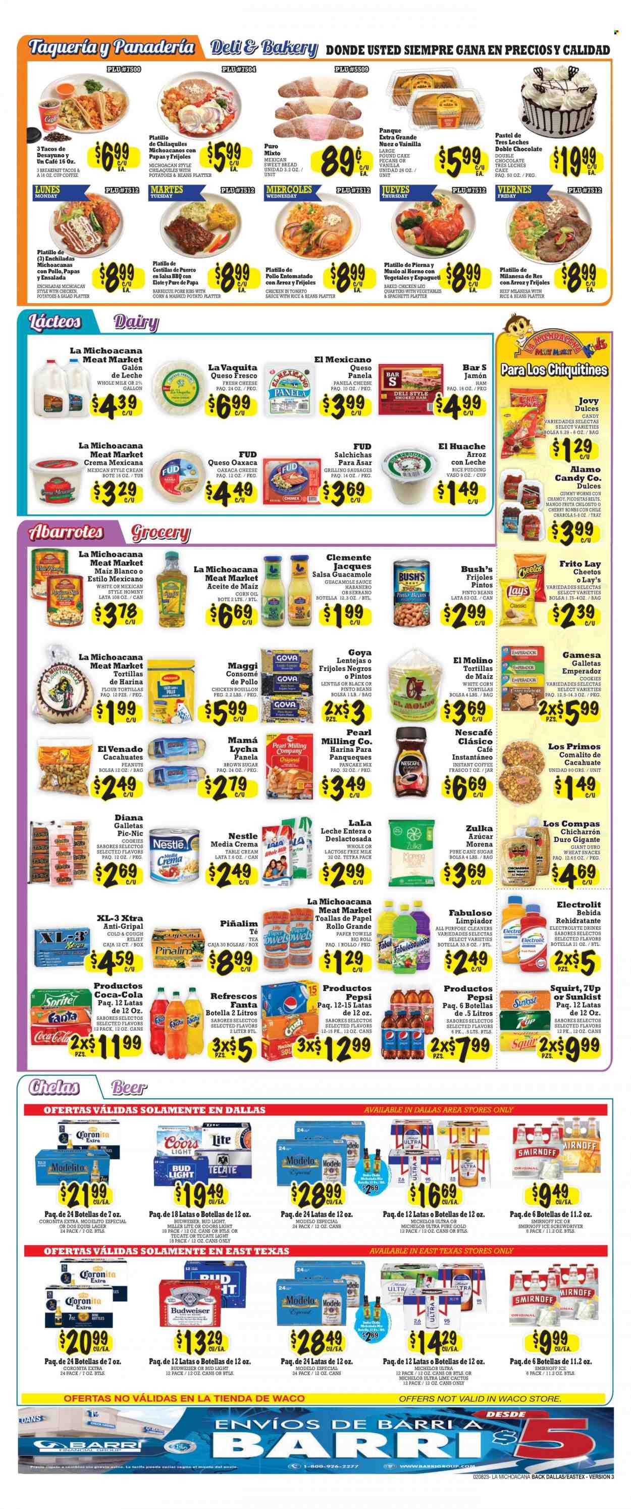 La Michoacana Meat Market (TX) Weekly Ad Flyer Specials February 8 to February 21, 2023