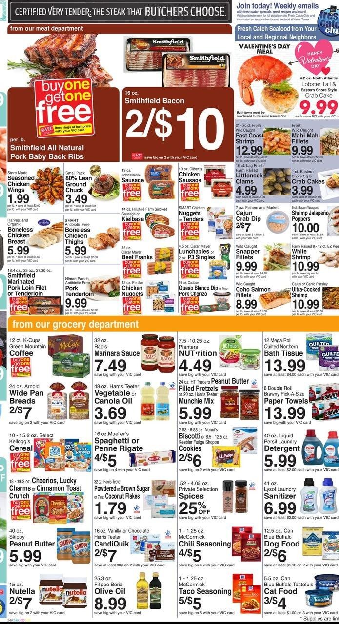 Harris Teeter Weekly Ad Flyer Specials February 8 to February 14, 2023