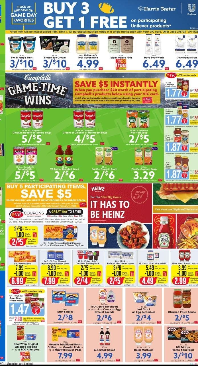 Harris Teeter Weekly Ad Flyer Specials February 8 to February 14, 2023