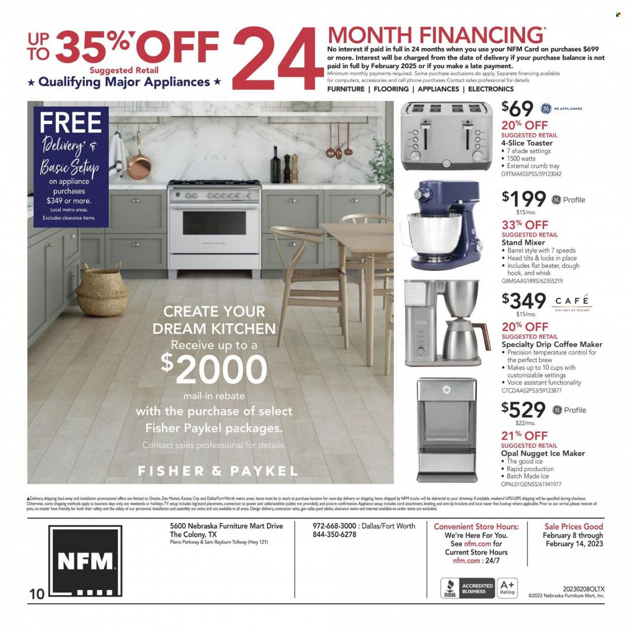 Nebraska Furniture Mart (IA, KS, NE, TX) Weekly Ad Flyer Specials February 8 to February 14, 2023