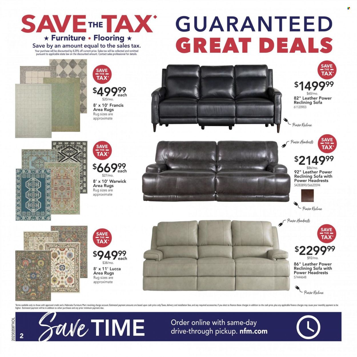 Nebraska Furniture Mart (IA, KS, NE, TX) Weekly Ad Flyer Specials February 8 to February 14, 2023