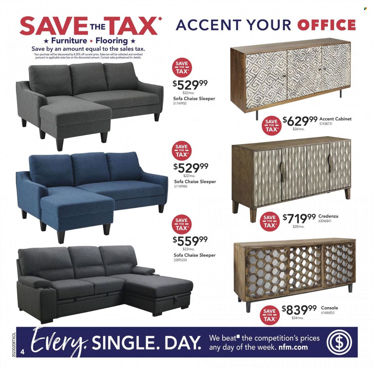 Nebraska Furniture Mart (IA, KS, NE, TX) Weekly Ad Flyer Specials February 8 to February 14, 2023