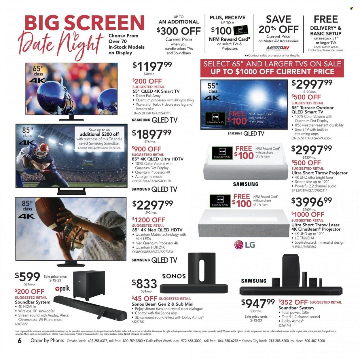 Nebraska Furniture Mart (IA, KS, NE, TX) Weekly Ad Flyer Specials February 8 to February 14, 2023