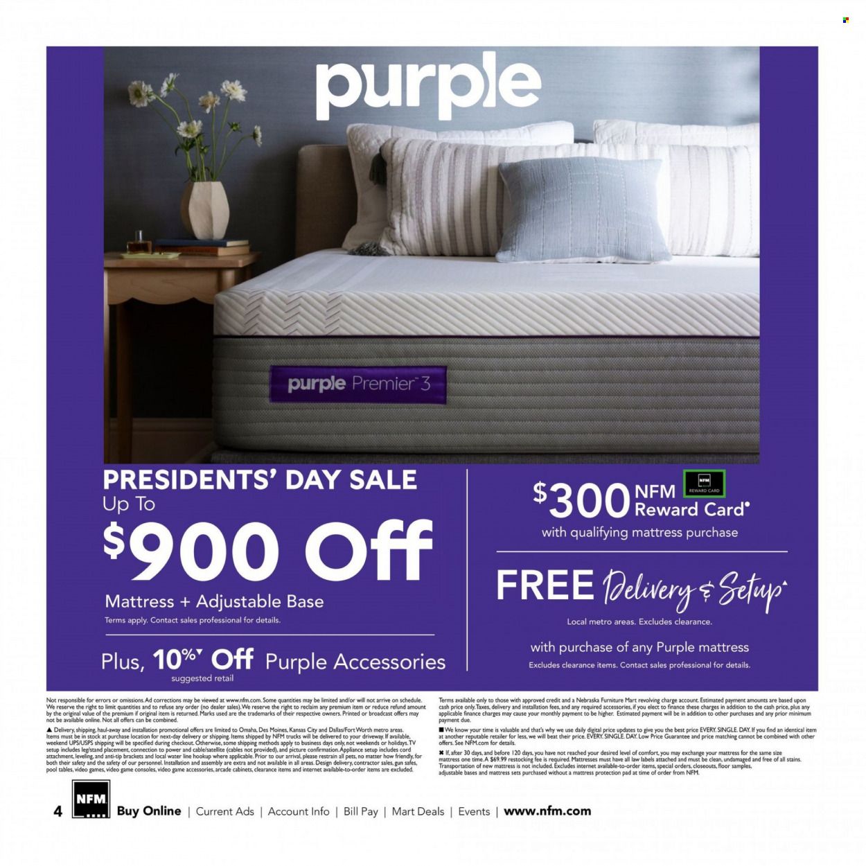 Nebraska Furniture Mart (IA, KS, NE, TX) Weekly Ad Flyer Specials February 8 to February 21, 2023
