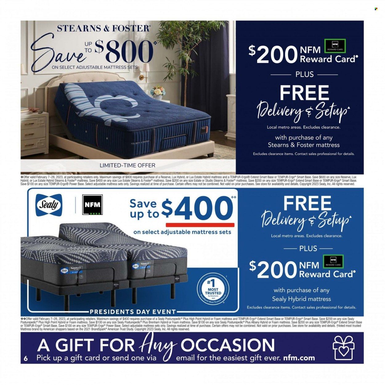 Nebraska Furniture Mart (IA, KS, NE, TX) Weekly Ad Flyer Specials February 8 to February 21, 2023