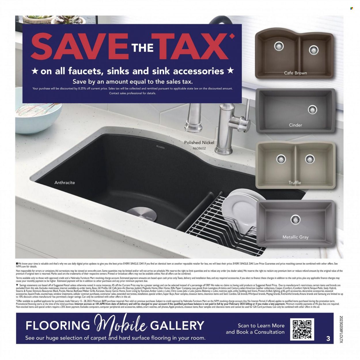 Nebraska Furniture Mart (IA, KS, NE, TX) Weekly Ad Flyer Specials February 8 to February 28, 2023