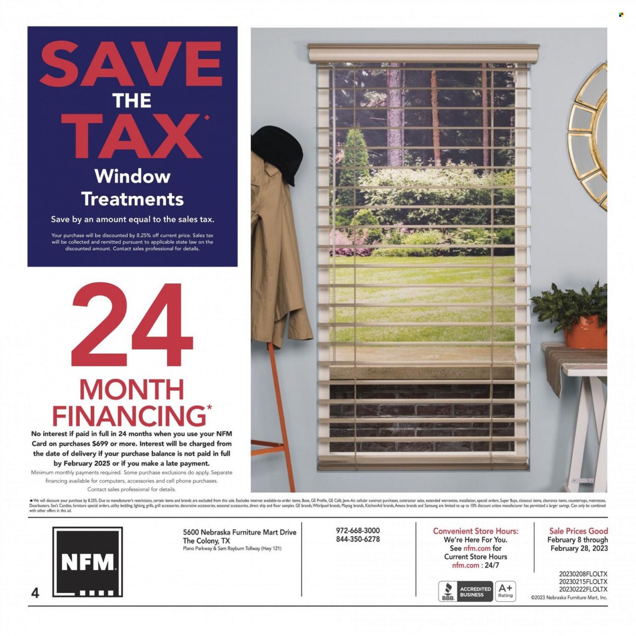 Nebraska Furniture Mart (IA, KS, NE, TX) Weekly Ad Flyer Specials February 8 to February 28, 2023