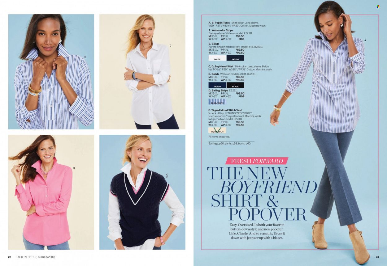 Talbots Weekly Ad Flyer Specials February 1 to February 28, 2023