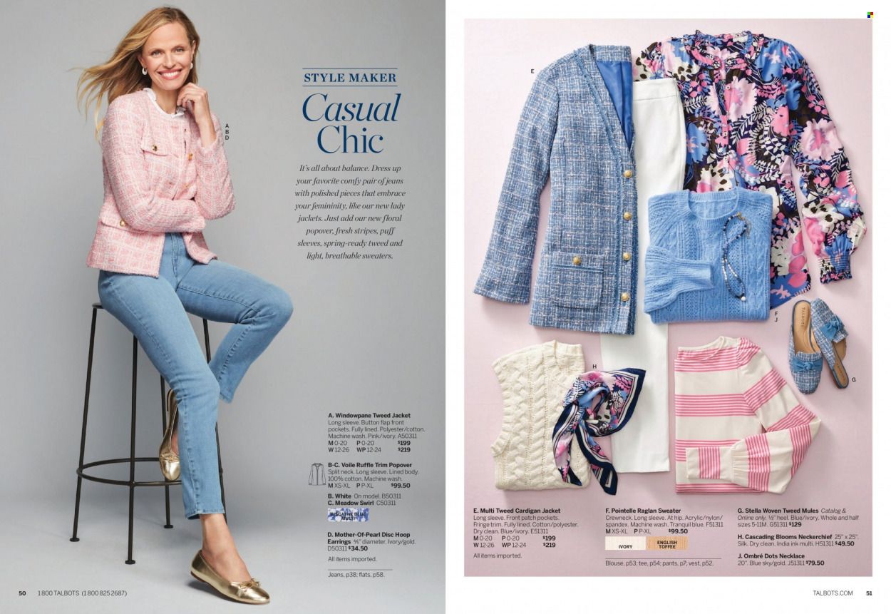 Talbots Weekly Ad Flyer Specials February 1 to February 28, 2023