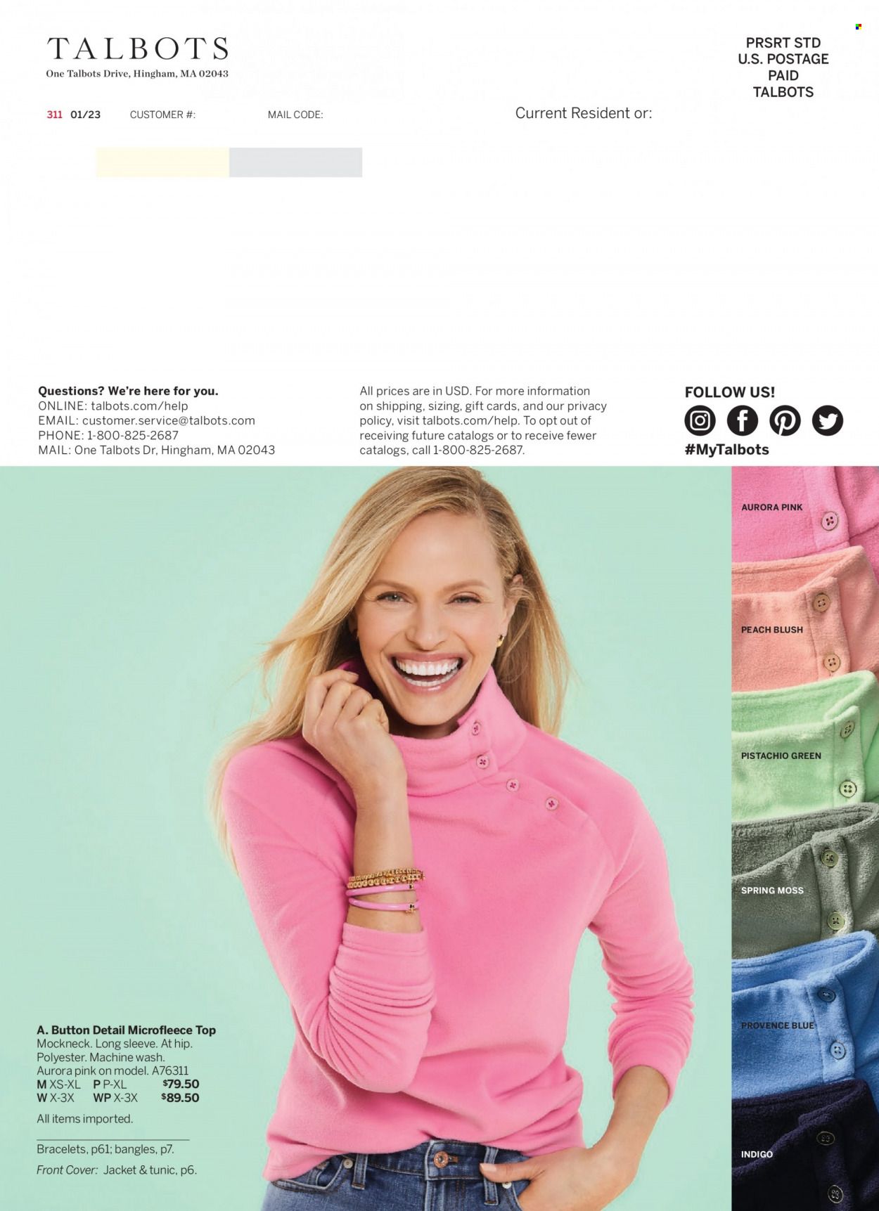 Talbots Weekly Ad Flyer Specials February 1 to February 28, 2023