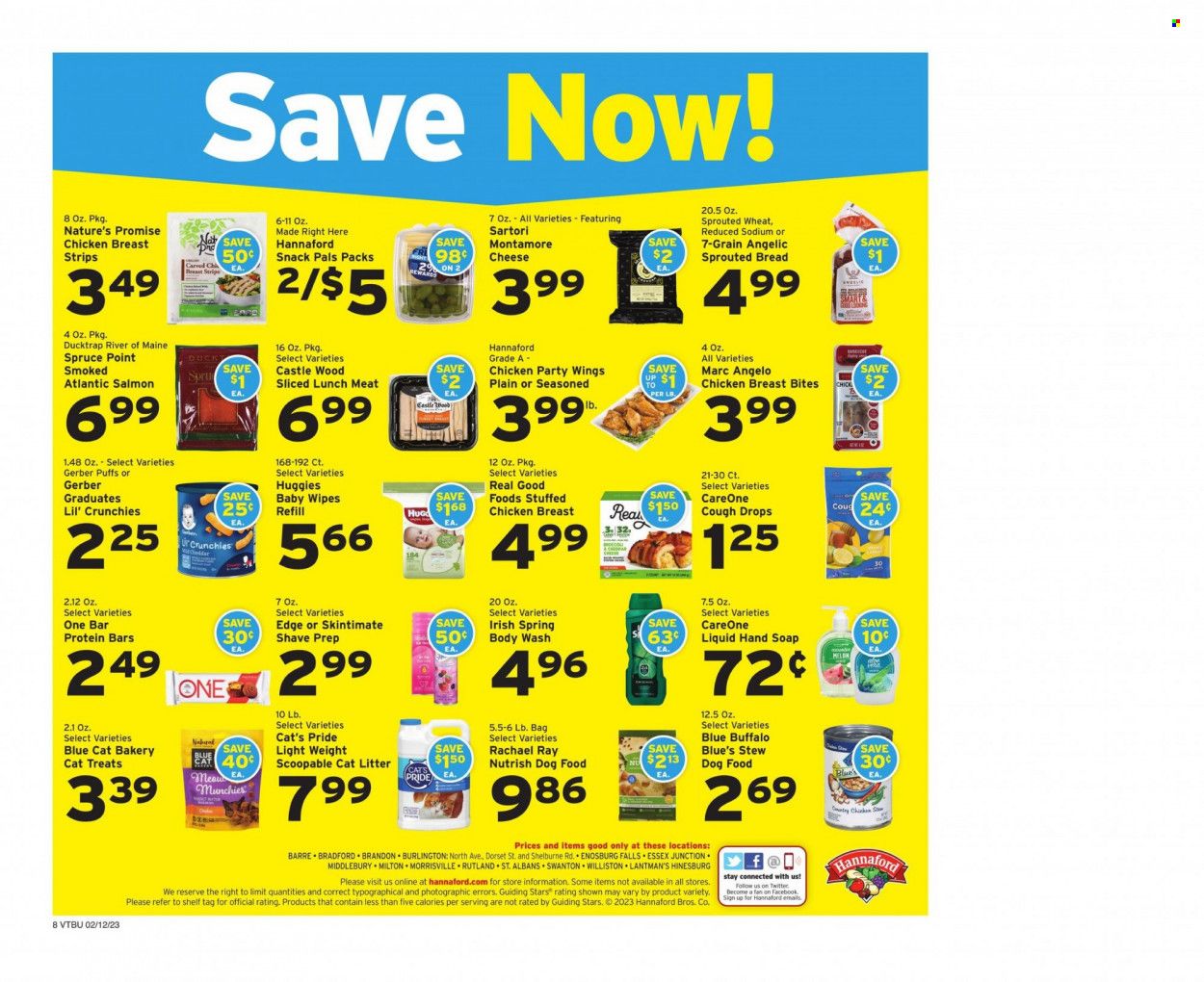 Hannaford (VT) Weekly Ad Flyer Specials February 12 to February 18, 2023