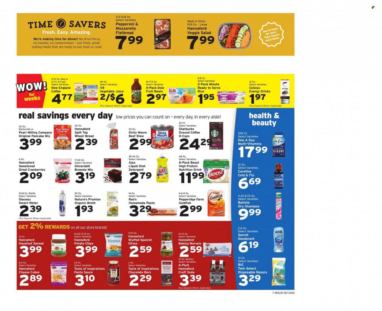 Hannaford (MA) Weekly Ad Flyer Specials February 12 to February 18, 2023