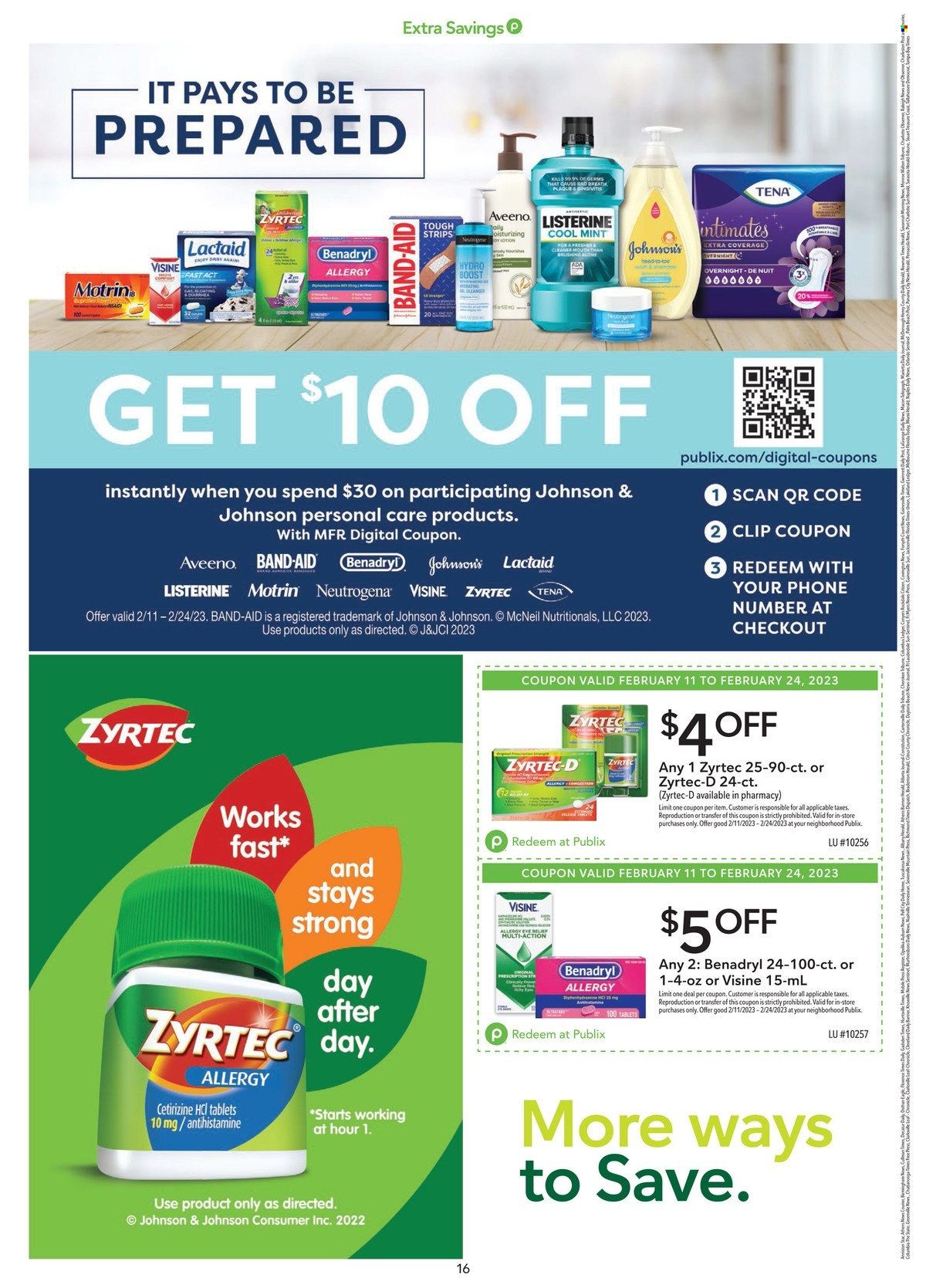 Publix (AL, FL, GA, NC, SC, TN) Weekly Ad Flyer Specials February 11 to February 24, 2023