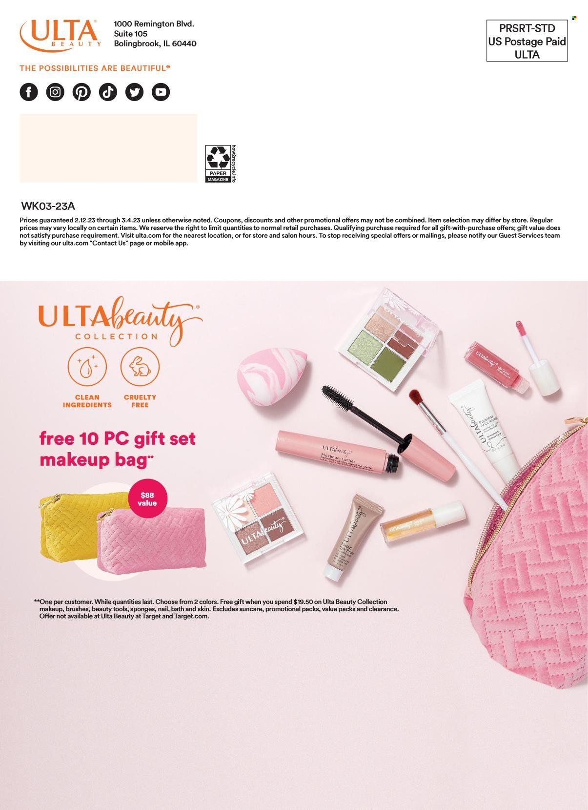 Ulta Beauty Weekly Ad Flyer Specials February 12 to March 4, 2023
