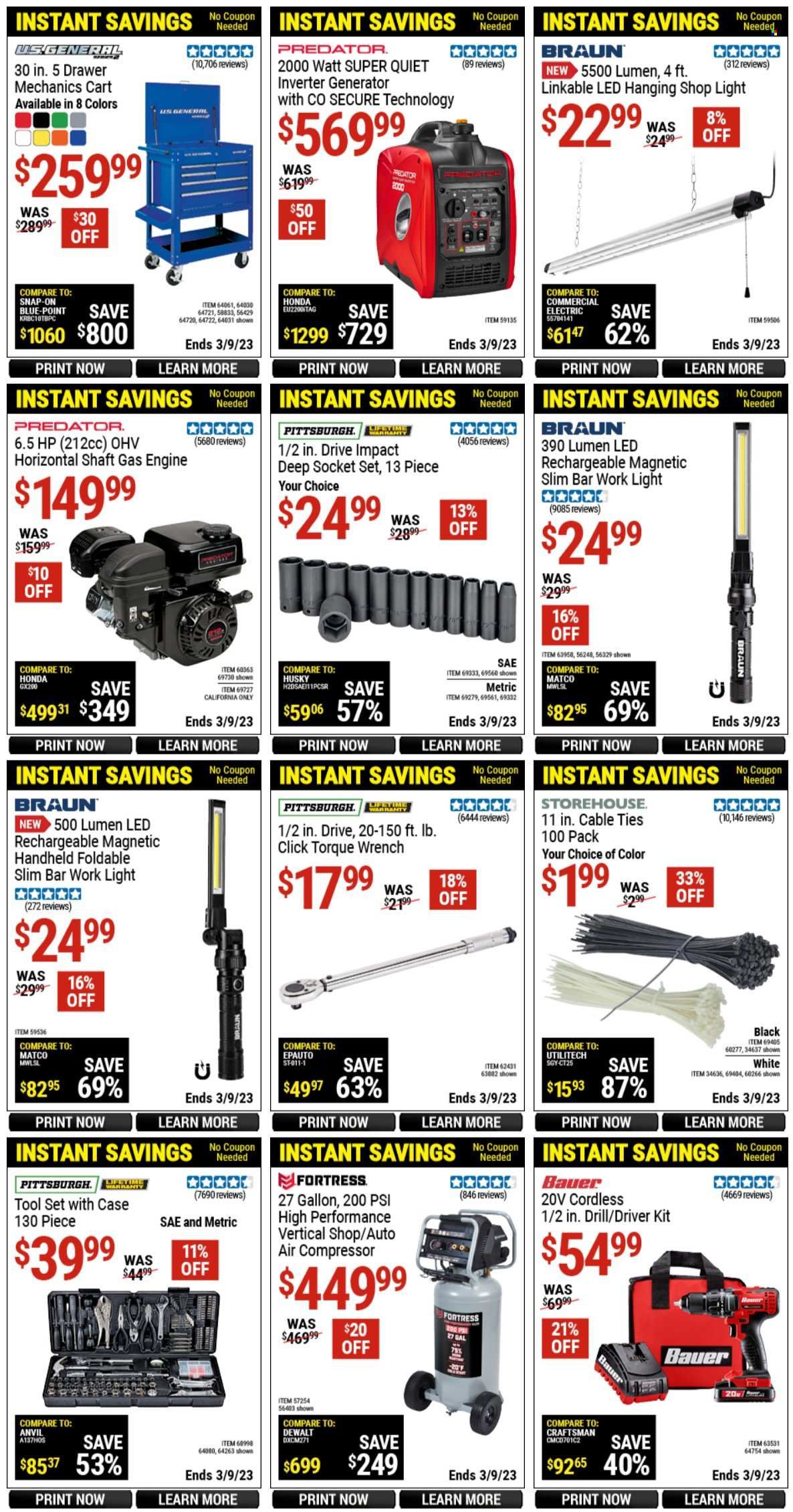 Harbor Freight Weekly Ad Flyer Specials February 10 to March 9, 2023