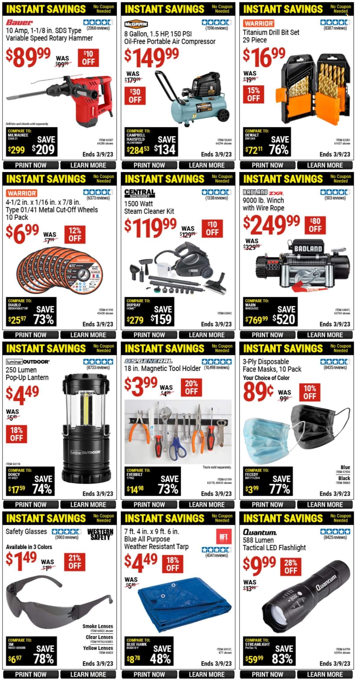 Harbor Freight Weekly Ad Flyer Specials February 10 to March 9, 2023